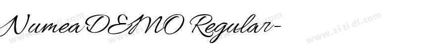 NumeaDEMO Regular字体转换 NumeaDEMO Regular字体转换